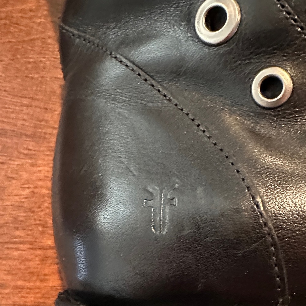 Frye Black Studded Ankle Boots - Picture 8 of 14
